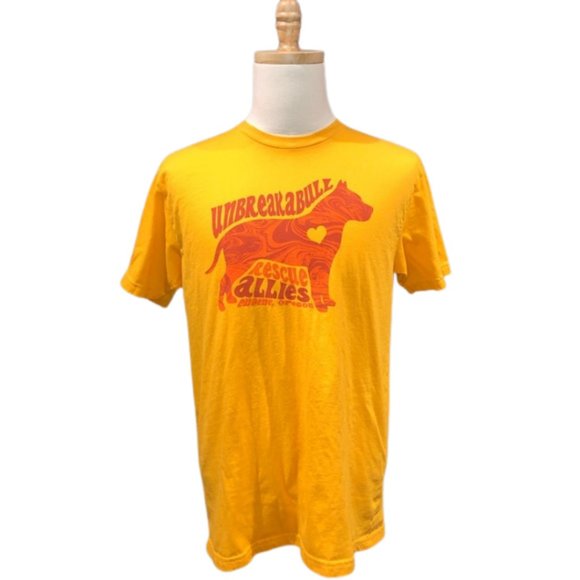 Dog Rescue Shirt Club Unbreakabull Rescue Allies Eugene Oregon Graphic Tee - Picture 1 of 8